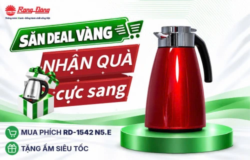 MUA PHÍCH RD-1542 N5.E TẶNG ẤM SIÊU TỐC RD-AST12 ST2